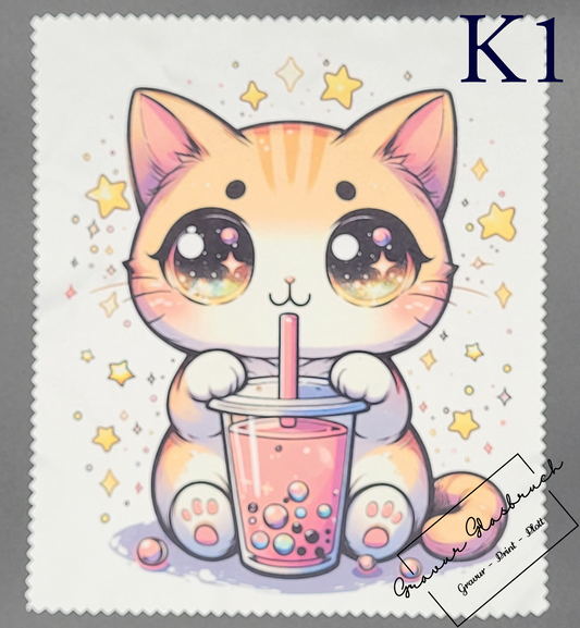 Brillenputztücher Katze
