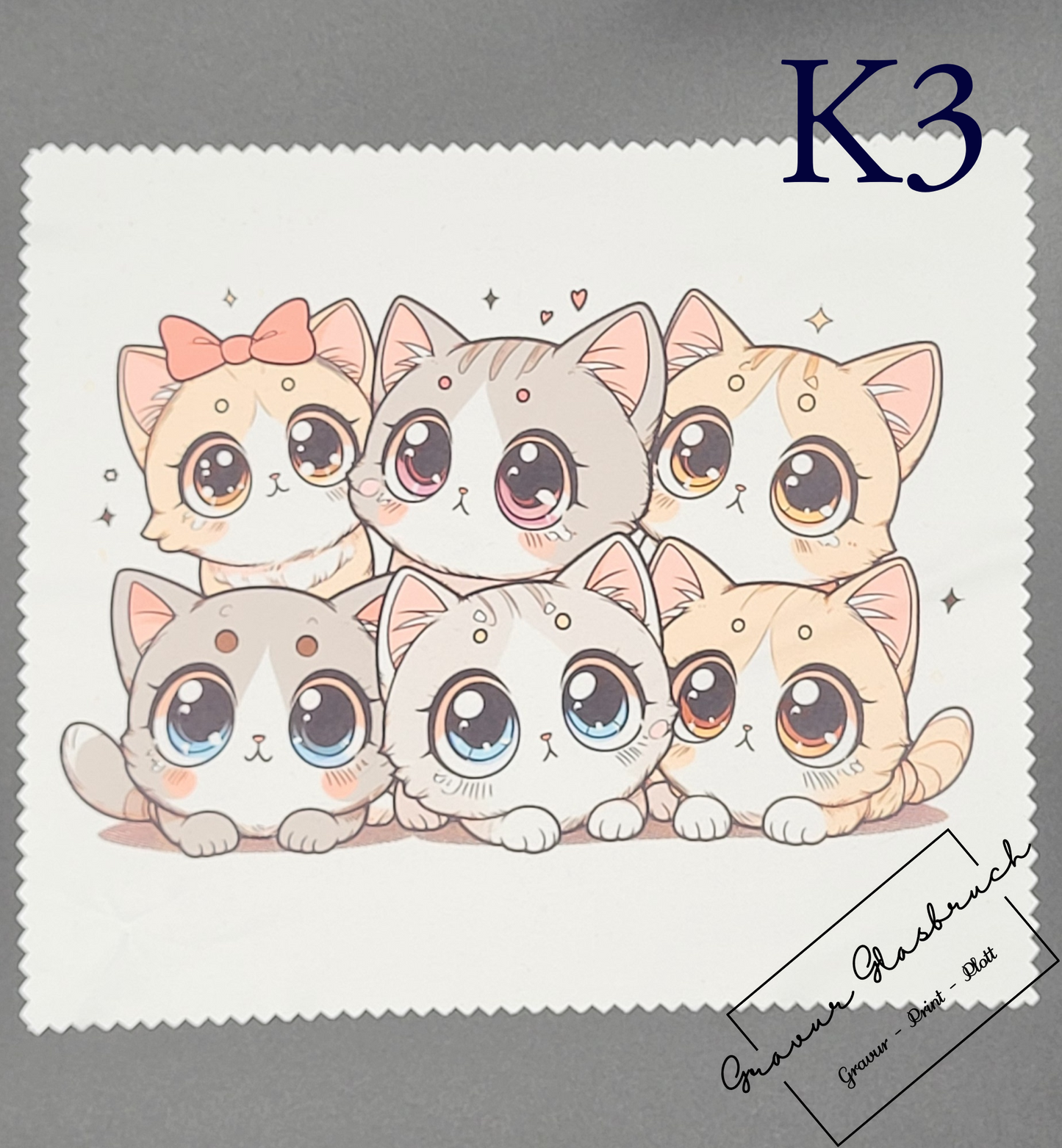 Brillenputztücher Katze