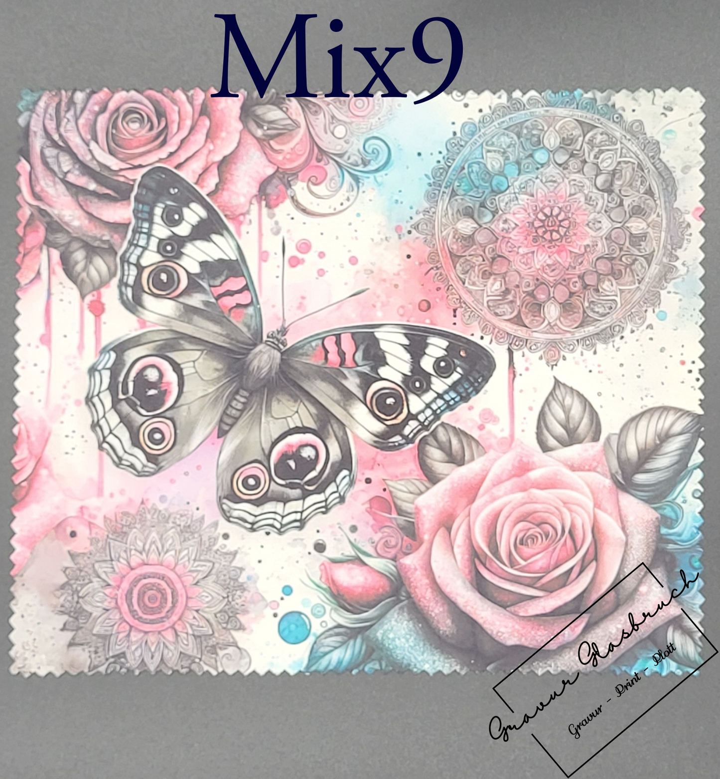 Brillenputztücher Mix bunt