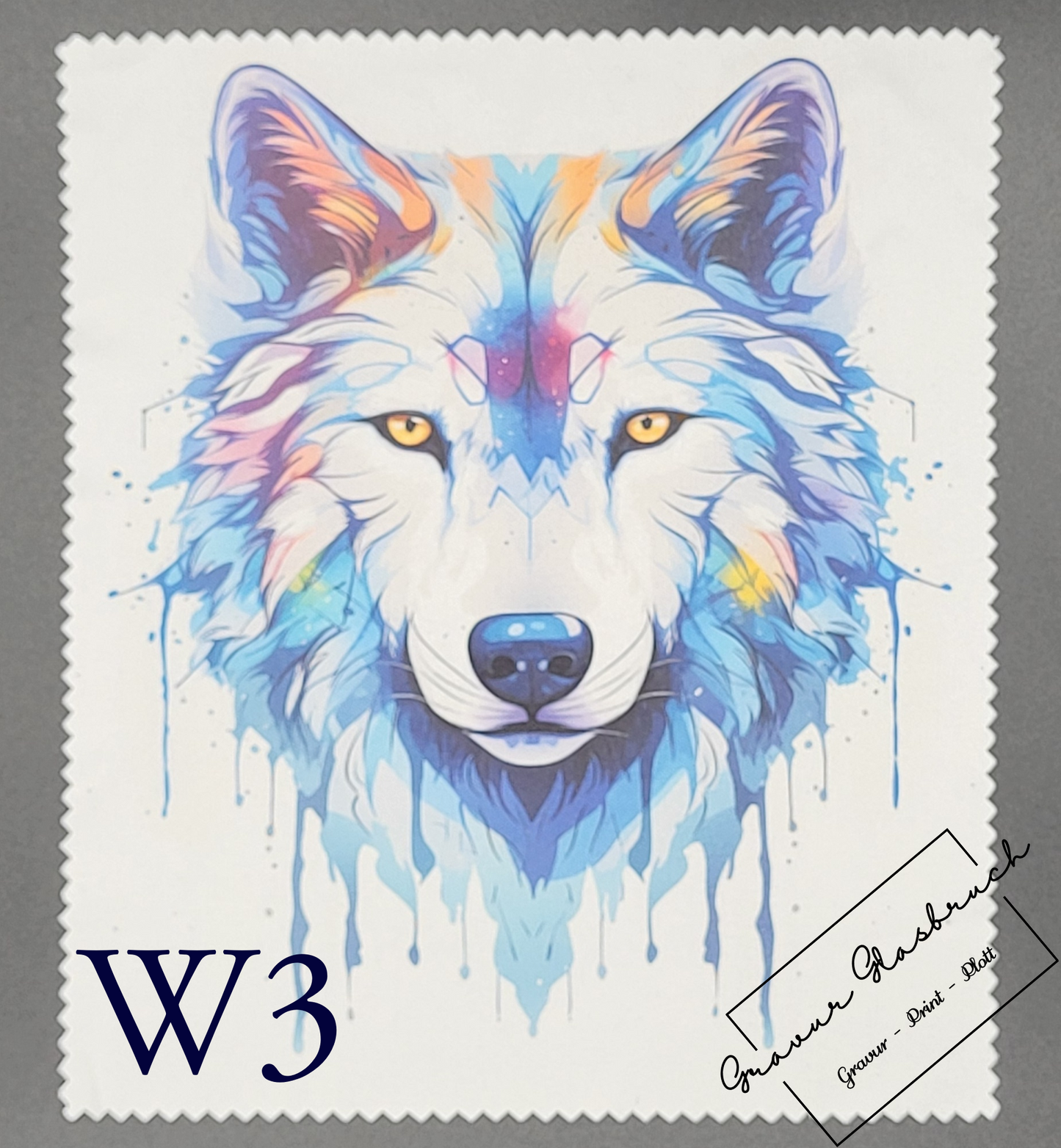 Brillenputztücher Wolf
